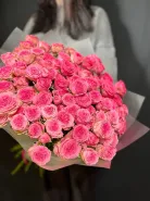 Моно букет Розовый рассвет