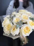 Моно букет Карамельный шёлк