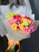 Моно букет Тёплый закат