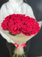 Моно букет из 25 роз
