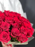 Моно букет из 25 роз