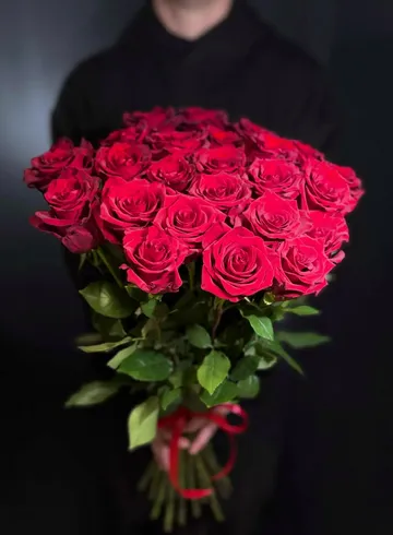 Монобукет Роза Эксплорер 80см 25шт от интернет-магазина цветов в 