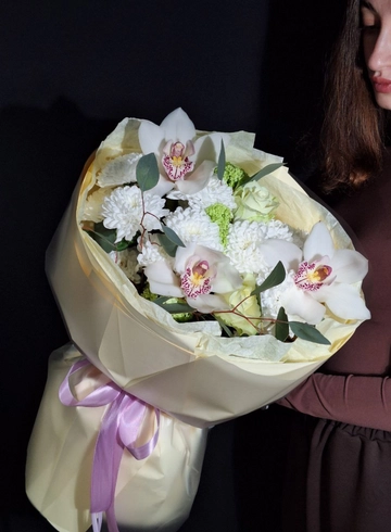 Сборный букет Воздушные орхидеи от интернет-магазина цветов в 